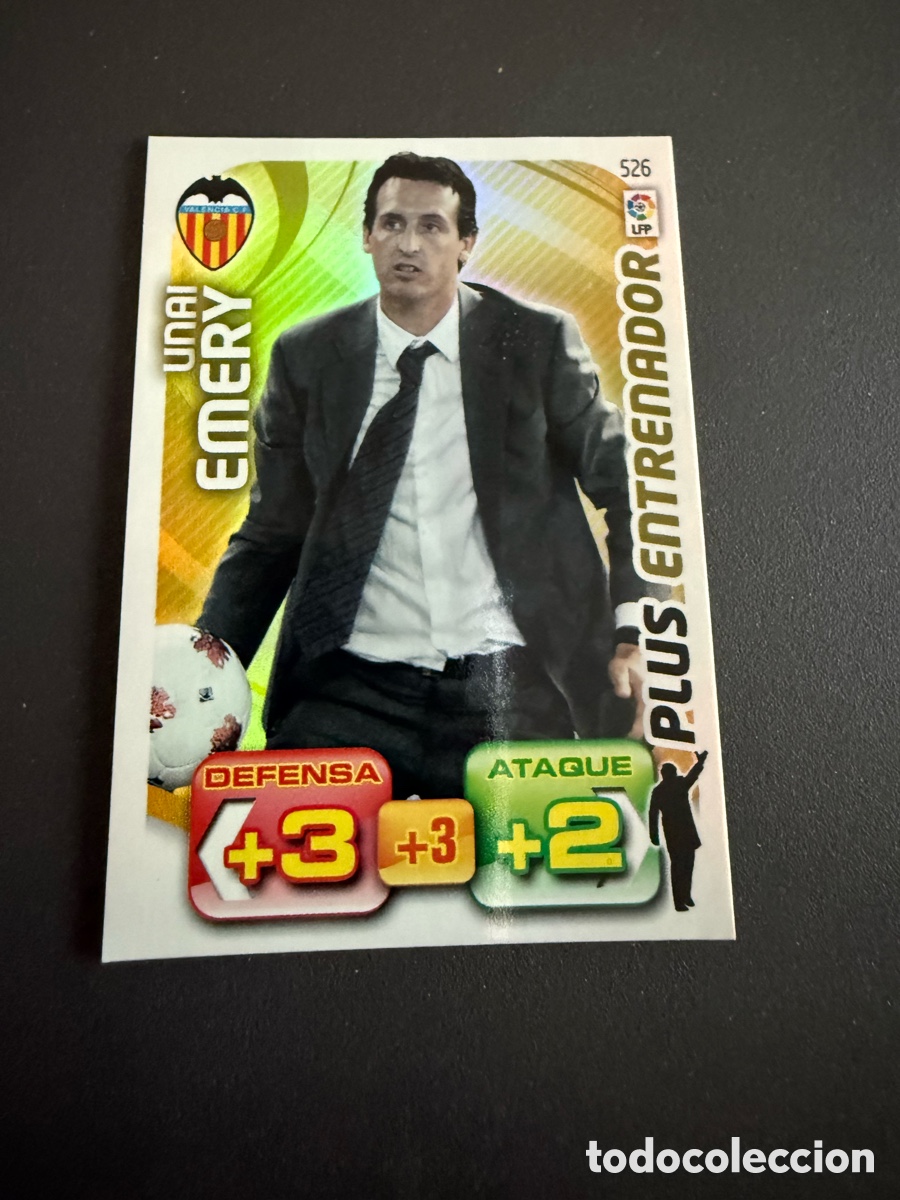 Cromos de f&uacute;tbol: Adrenalyn XL. 2011-12. n 526. EMERY ( Valencia ). Plus Entrenador
