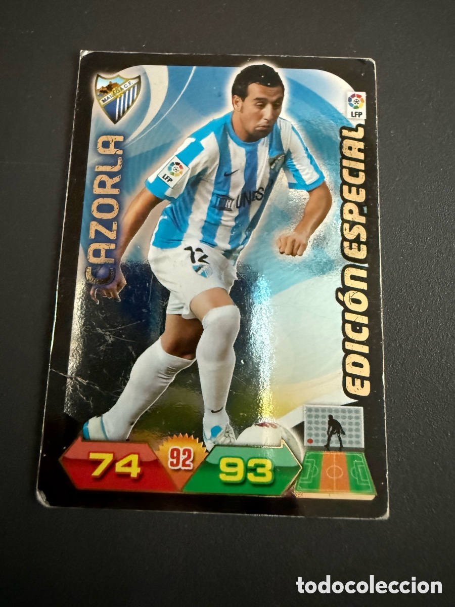 Cromos de f&uacute;tbol: Adrenalyn XL. 2011-12. CAZORLA ( M&aacute;laga ). Edici&oacute;n Especial