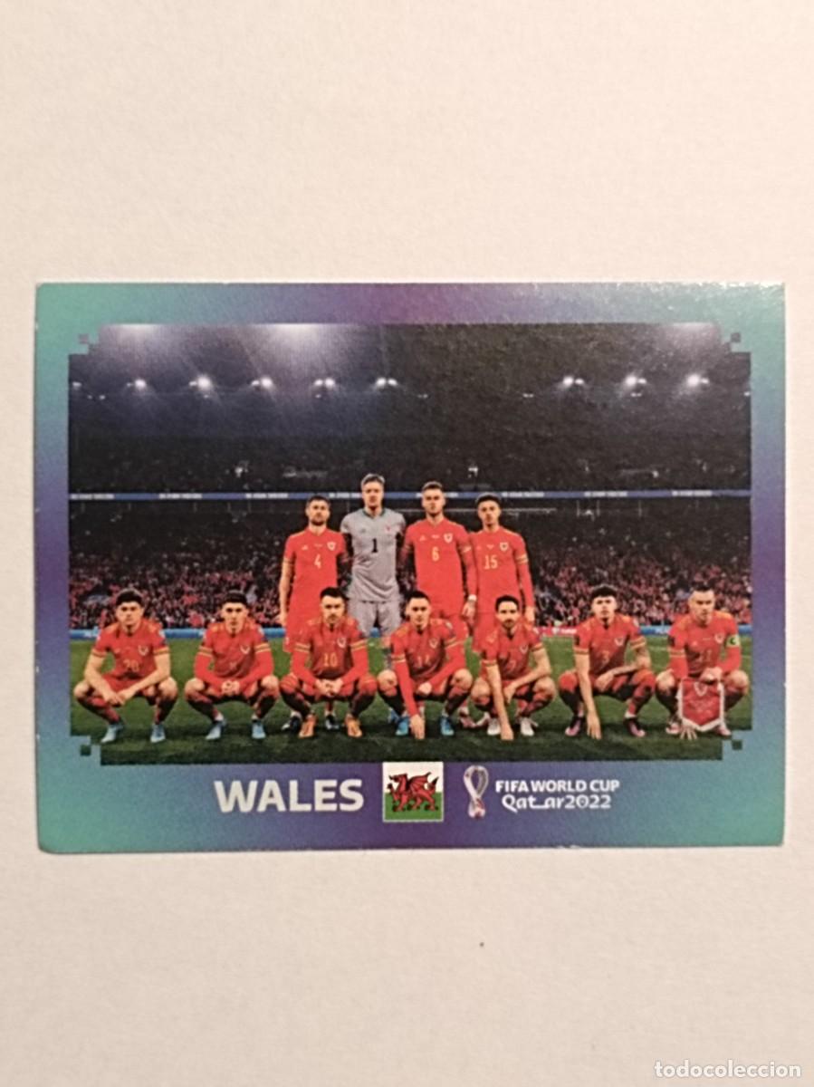 Cromos de f&uacute;tbol: #WAL 1 EQUIPO (GALES) MUNDIAL QATAR 2022 PANINI