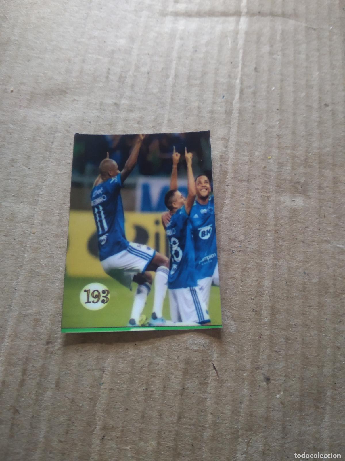 Cromos de f&uacute;tbol: 193 cruzeiro CROMO FUTBOL LIGA BRASIL BRASILEIRAO