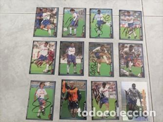Figurine di Calcio: Cromos futbol firmados Zaragoza