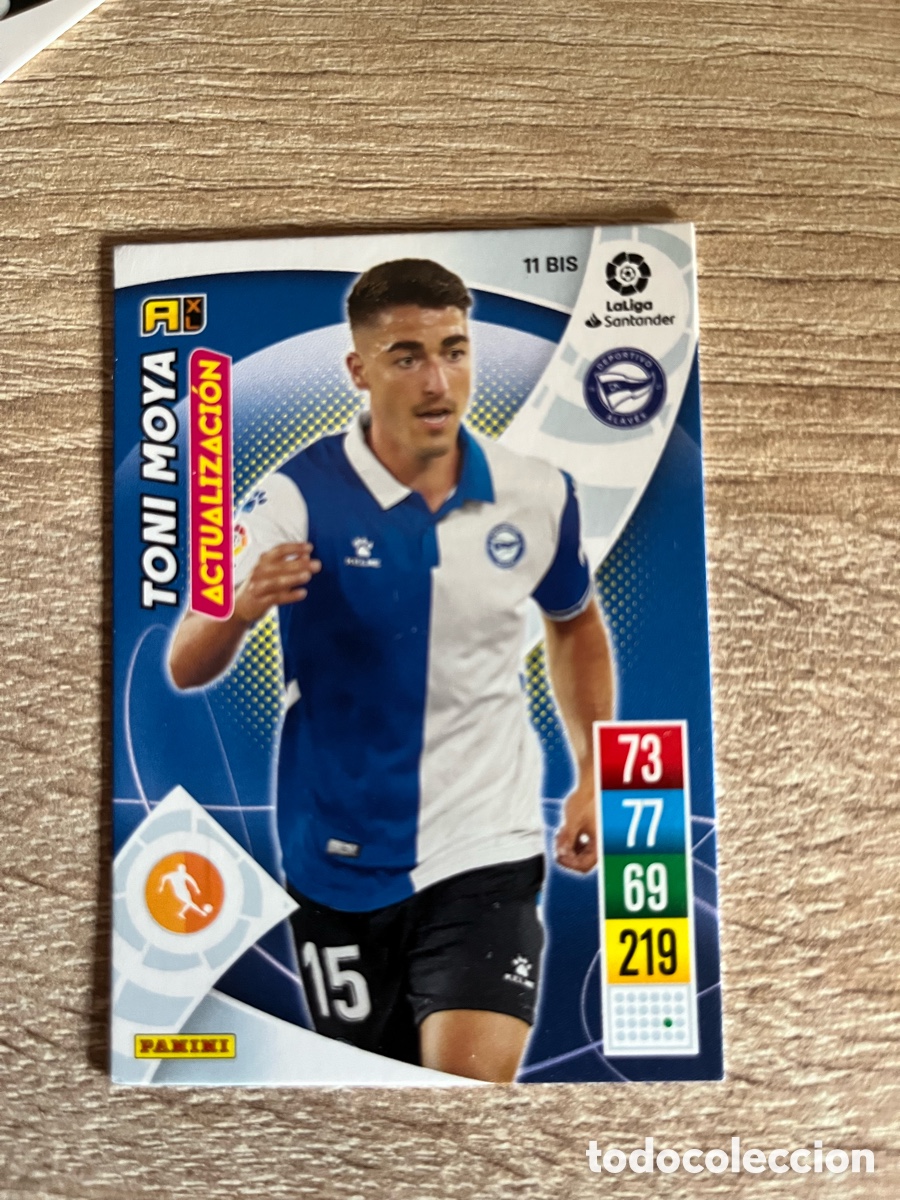 Figurine di Calcio: 11 BIS TONI MOYA ACTUALIZACI&Oacute;N ADRENALYN 2021 2022 21 22 ALAV&Eacute;S