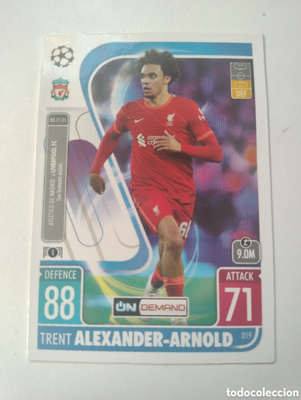 Figurine di Calcio: 19 - Arnold - Liverpool - Topps Match Attax On Demand 2021 - 2022