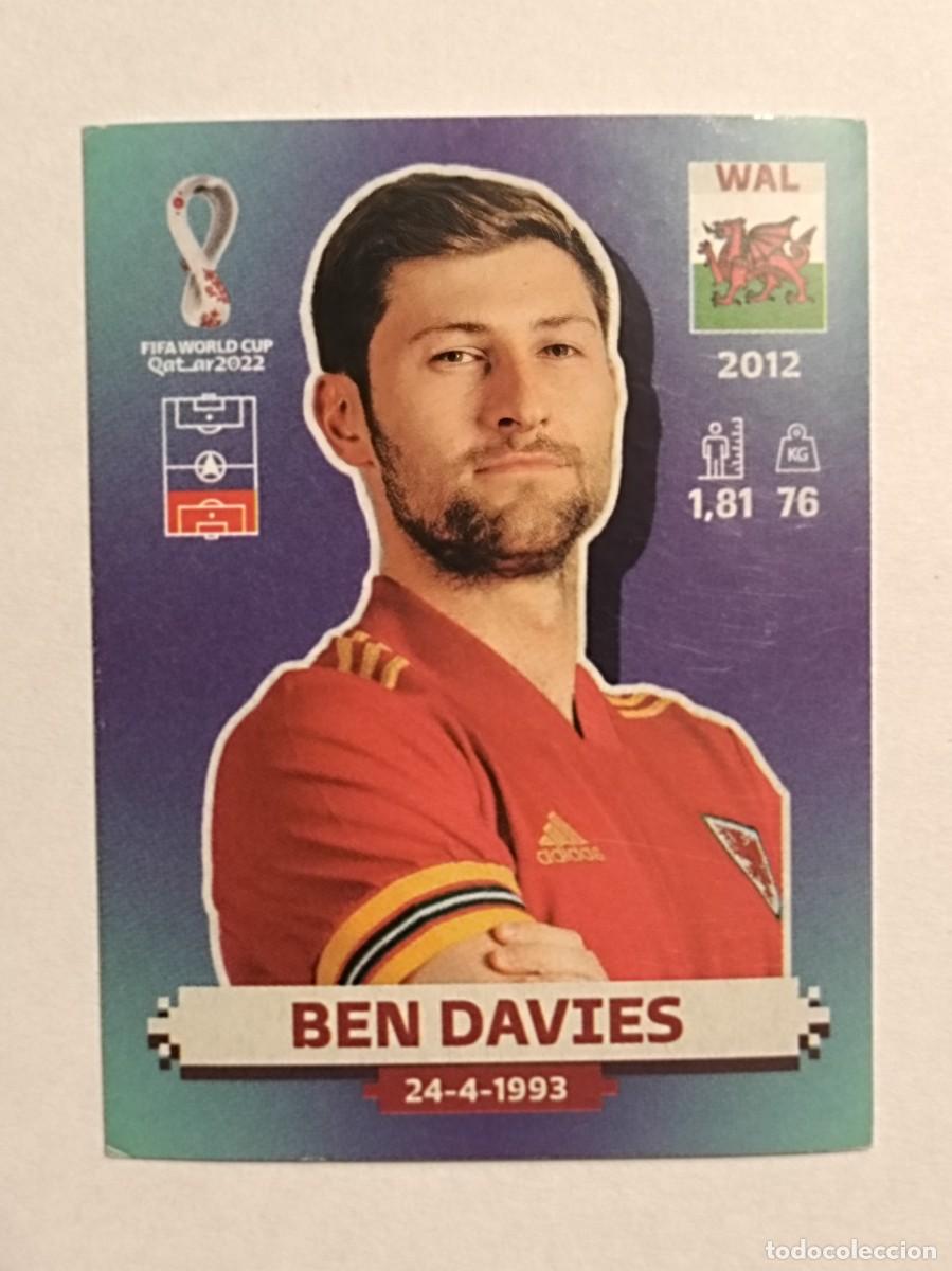 Cromos de f&uacute;tbol: #WAL 6 BEN DAVIES (GALES) MUNDIAL QATAR 2022 PANINI