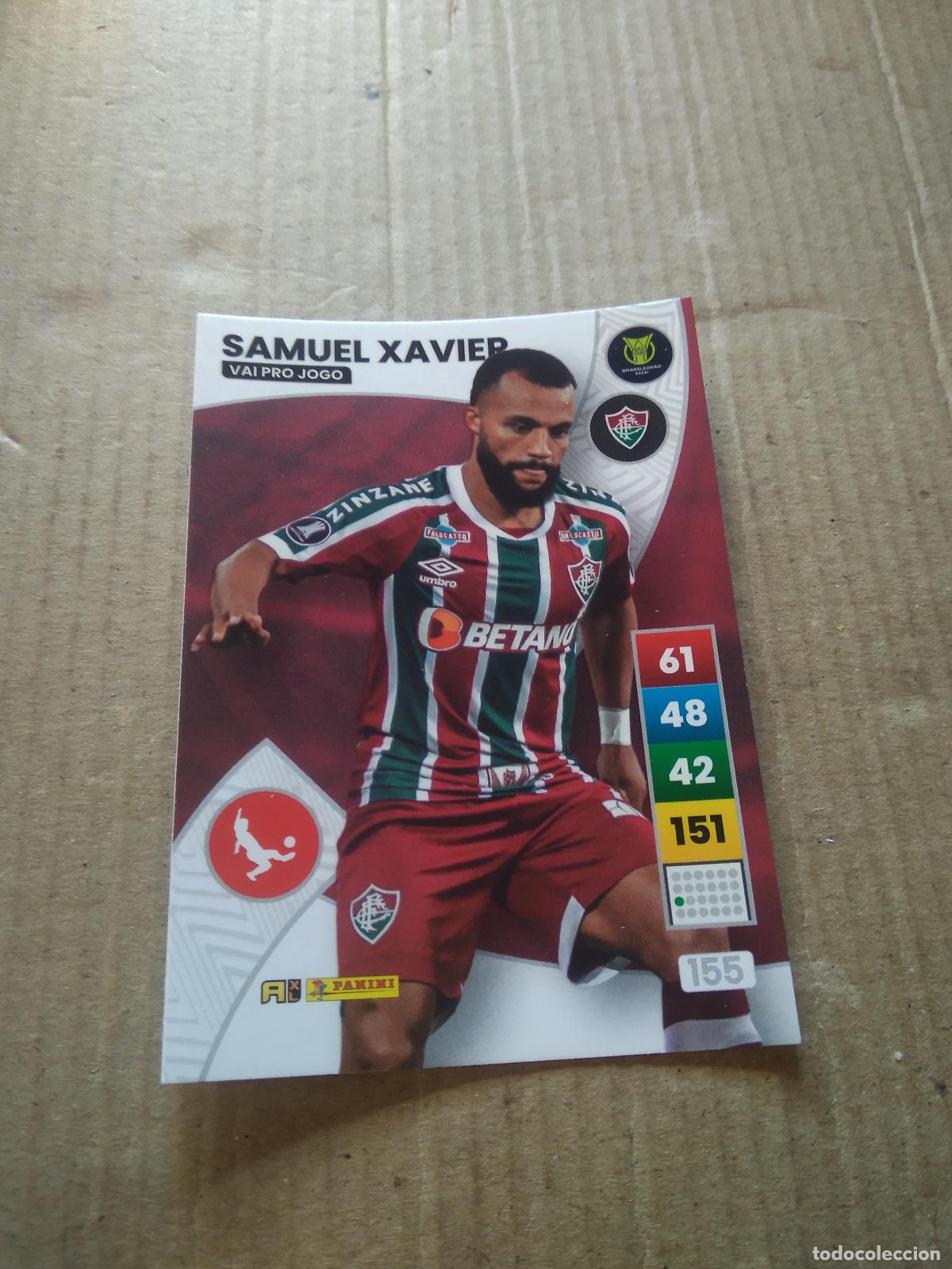 Cromos de f&uacute;tbol: 155 SAMUEL XAVIER FLUMINENSE CROMO FUTBOL PANINI ADRENALYN LIGA BRASIL 2023 BRASILEIRAO