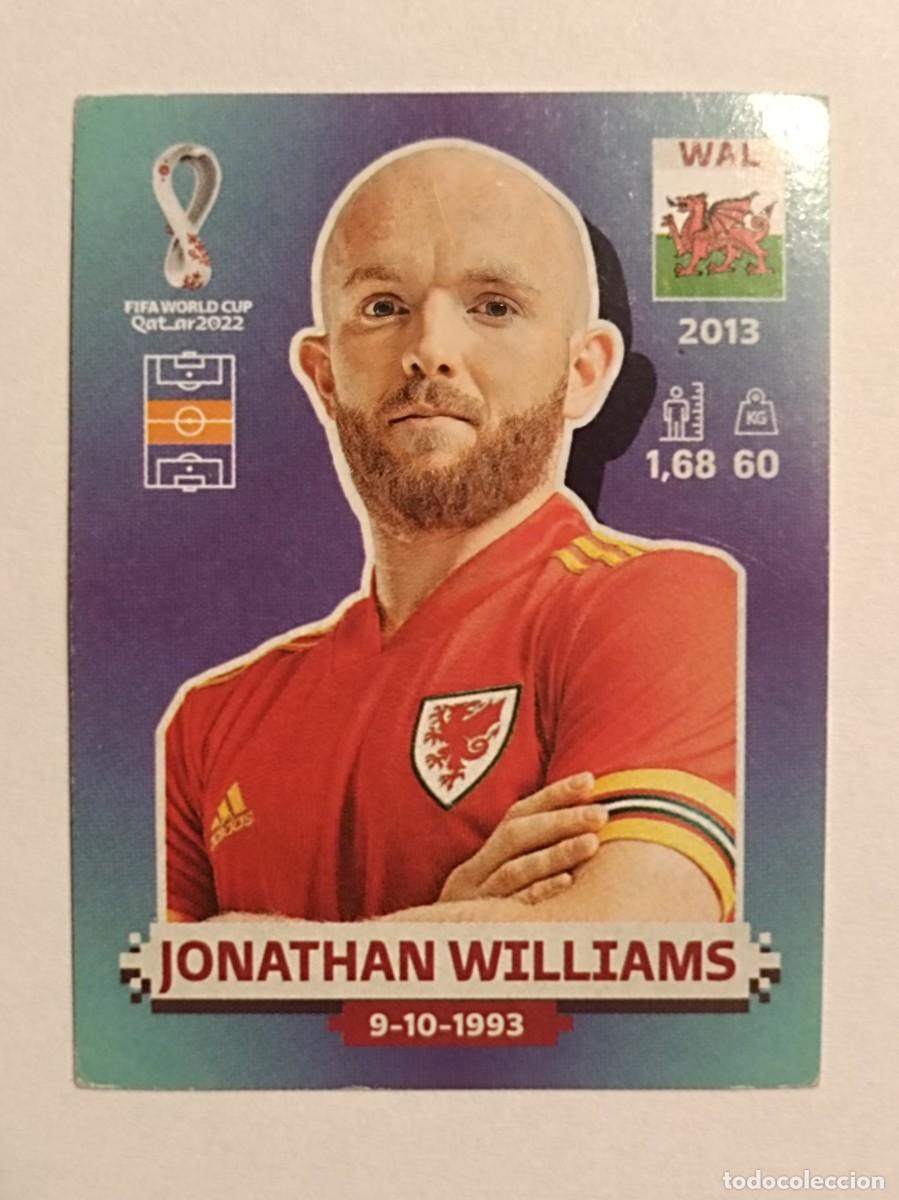 Cromos de f&uacute;tbol: #WAL 15 JONATHAN WILLIAMS (GALES) MUNDIAL QATAR 2022 PANINI