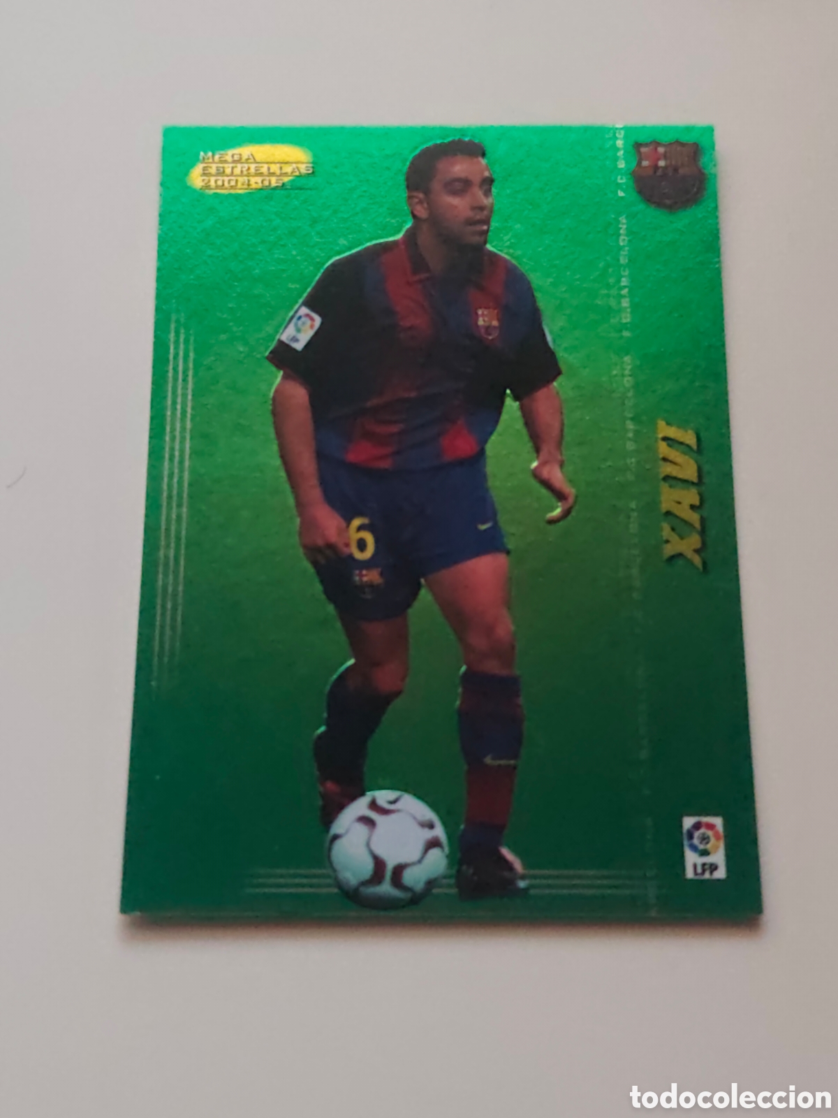 Cromos de f&uacute;tbol: 379 XAVI FC BARCELONA MEGA ESTRELLAS MEGACRACKS 2004 2005