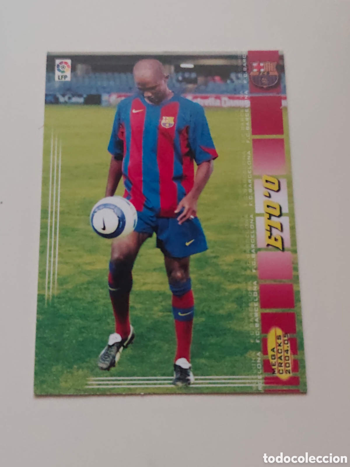 Figurine di Calcio: 465 ETO'O FC BARCELONA MEGACRACKS 2004 2005