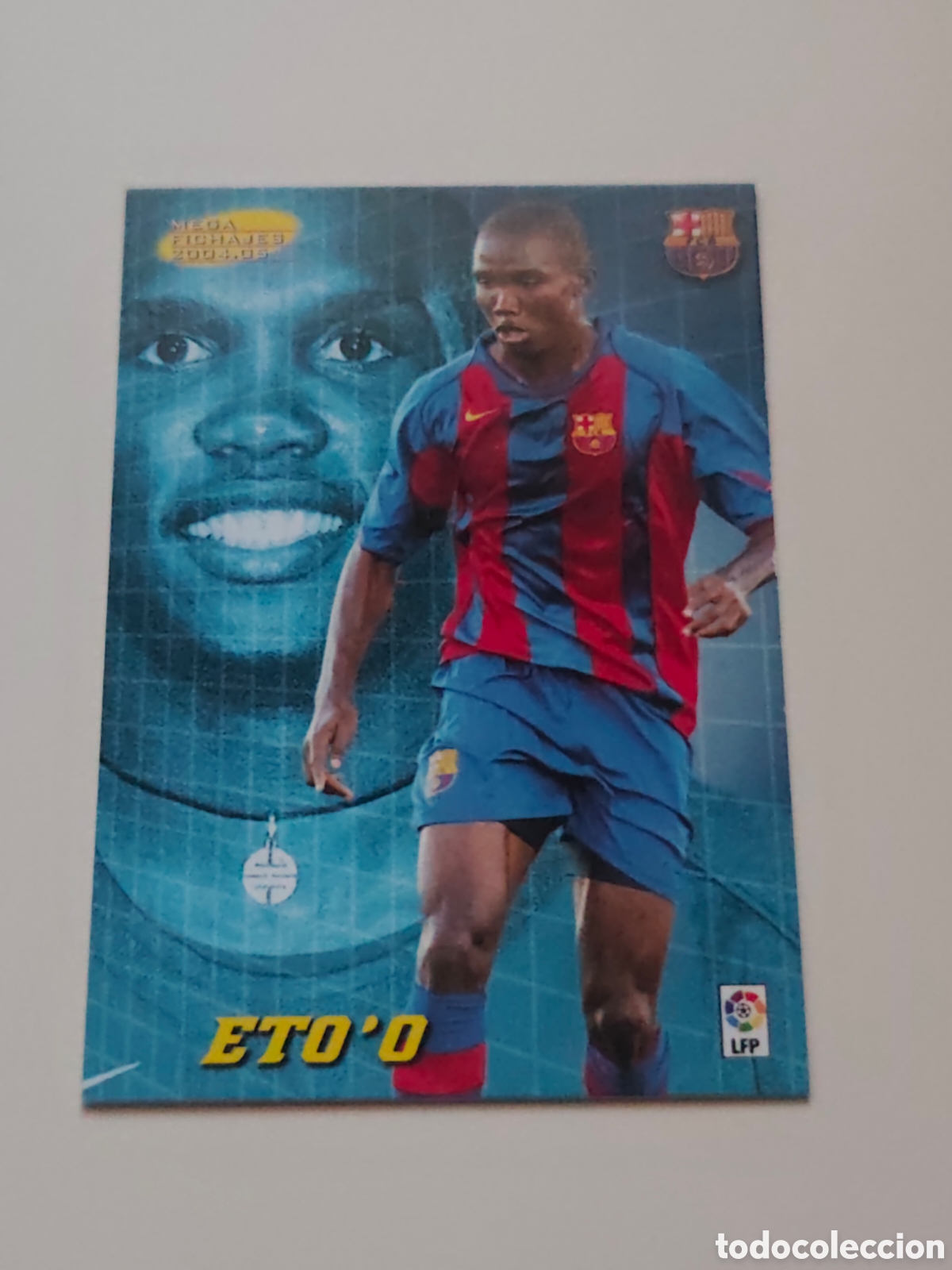 Cromos de Futebol: 499 ETO'O FC BARCELONA MEGA FICHAJES MEGACRACKS 2004 2005