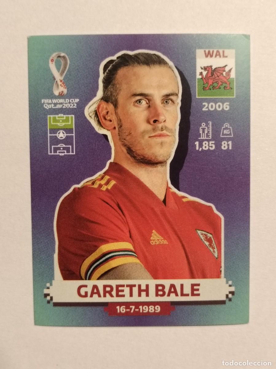 Cromos de Futebol: #WAL 17 GARETH BALE (GALES) MUNDIAL QATAR 2022 PANINI