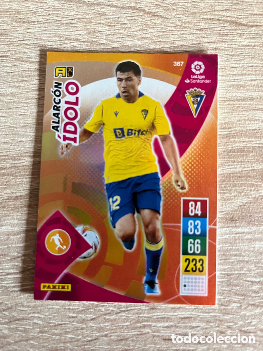 Cromos de Futebol: 367 ALARC&Oacute;N &Iacute;DOLO ADRENALYN 2021 2022 21 22 C&Aacute;DIZ