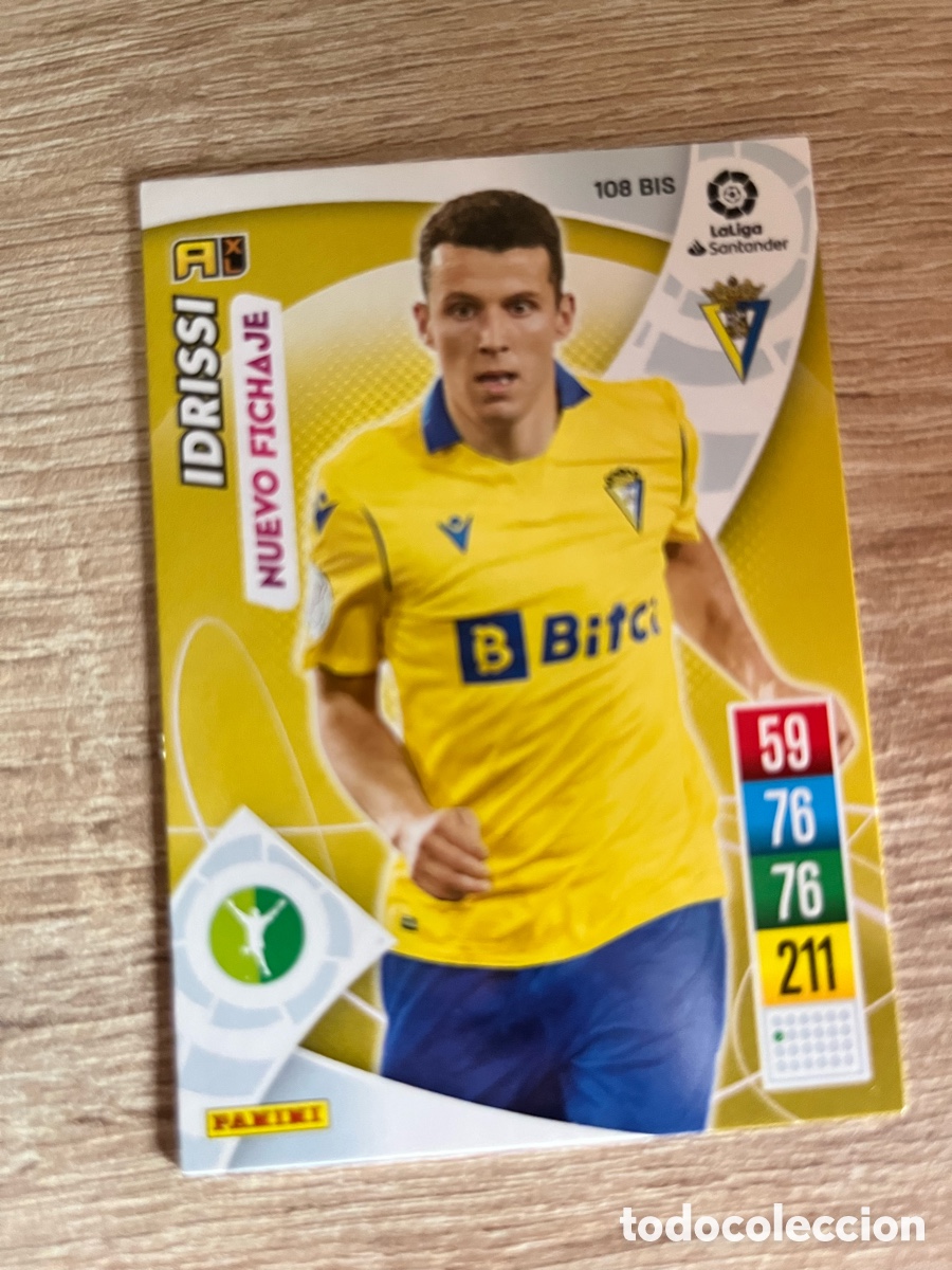 Figurine di Calcio: 108 BIS IDRISSI NUEVO FICHAJE ADRENALYN 2021 2022 21 22 C&Aacute;DIZ