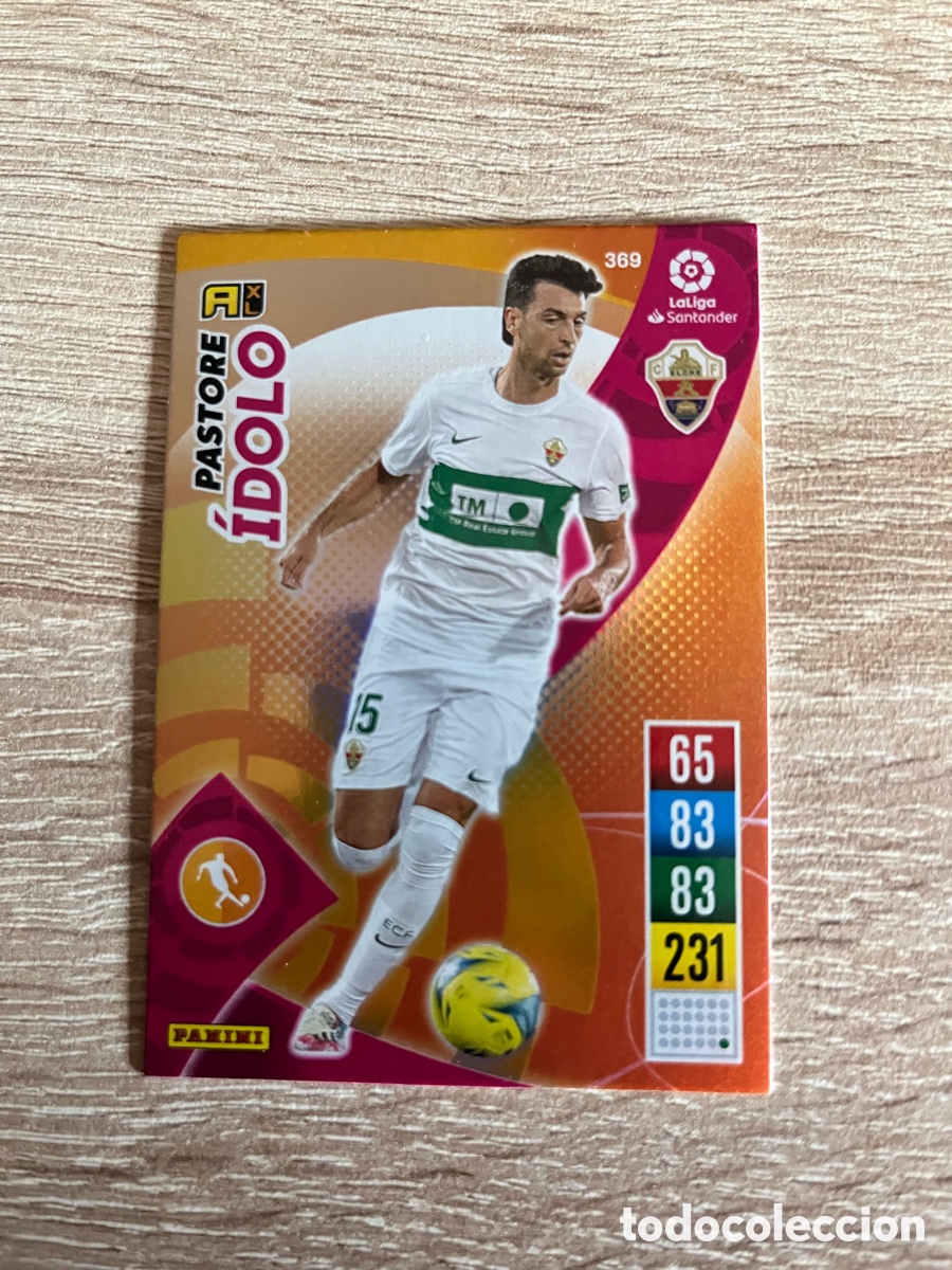 Cromos de f&uacute;tbol: 369 PASTORE &Iacute;DOLO ADRENALYN 2021 2022 21 22 ELCHE