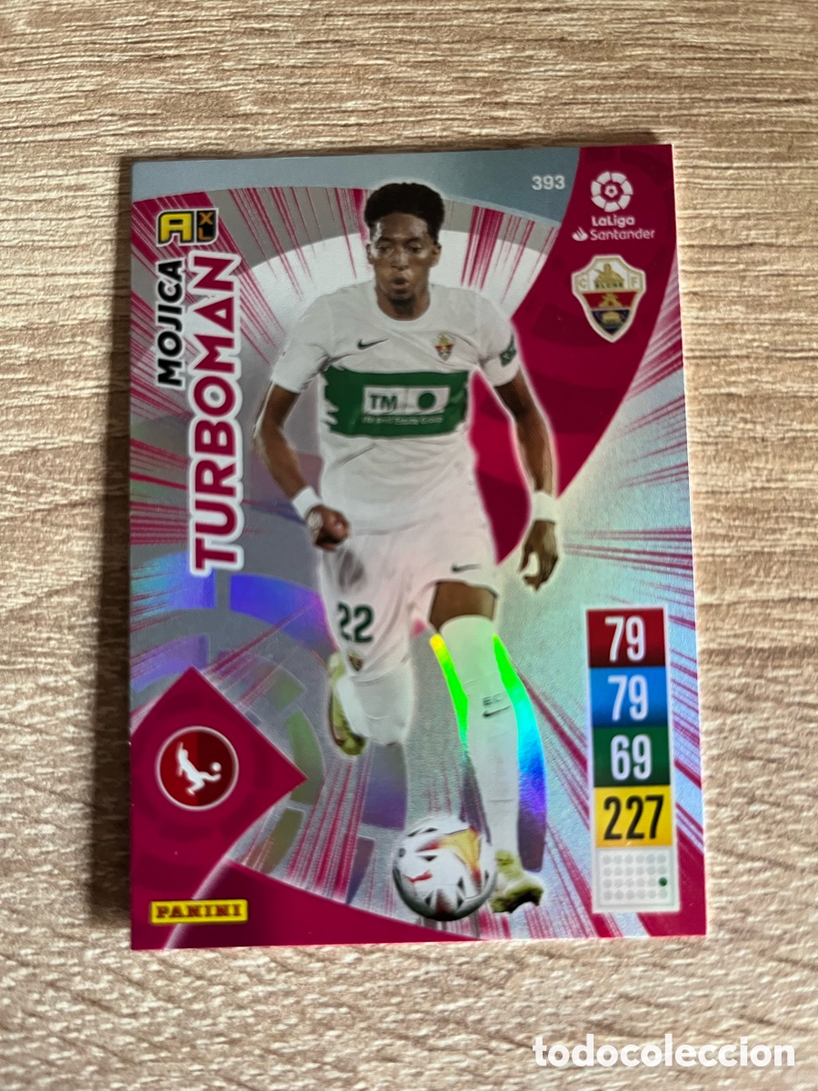 Cromos de Futebol: 393 MOJICA TURBOM&Aacute;N ADRENALYN 2021 2022 21 22 ELCHE