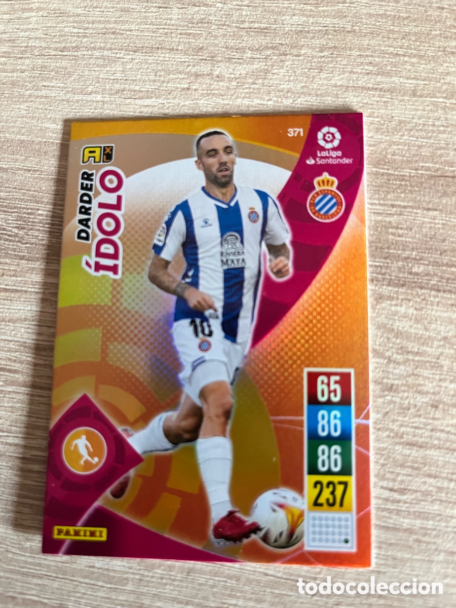Cromos de f&uacute;tbol: 371 DARDER &Iacute;DOLO ADRENALYN 2021 2022 21 22 ESPA&Ntilde;OL ESPANYOL
