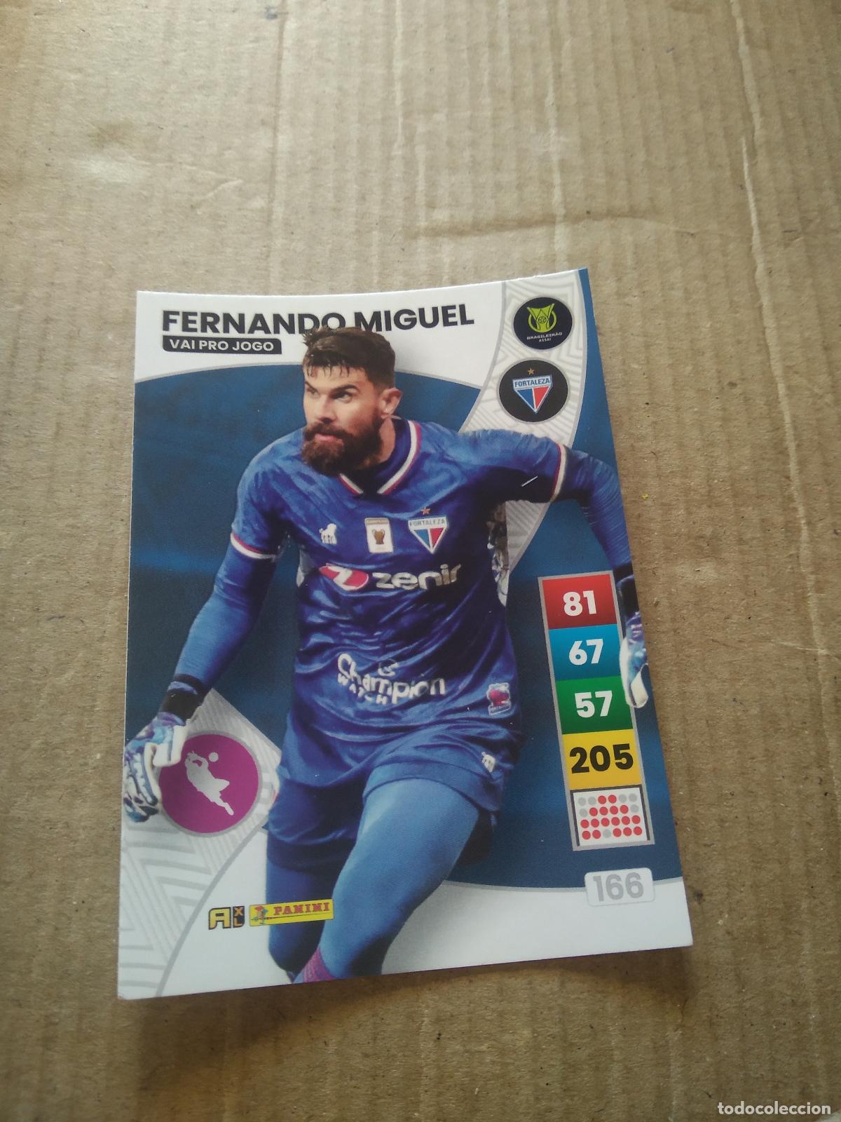 Cromos de f&uacute;tbol: 166 FERNANDO MIGUEL FORTALEZA CROMO FUTBOL PANINI ADRENALYN LIGA BRASIL 2023 BRASILEIRAO
