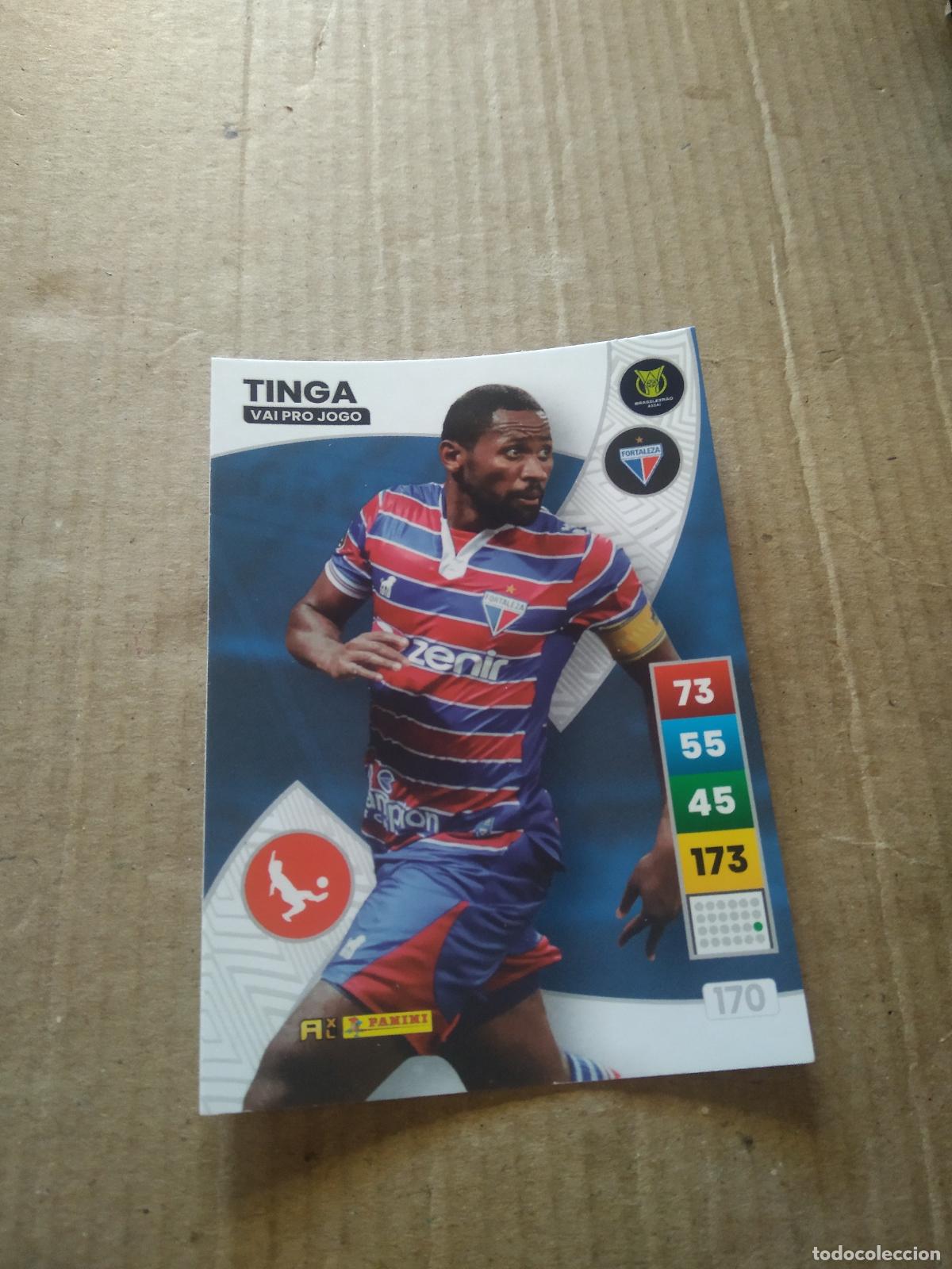 Cromos de f&uacute;tbol: 170 TINGA FORTALEZA CROMO FUTBOL PANINI ADRENALYN LIGA BRASIL 2023 BRASILEIRAO