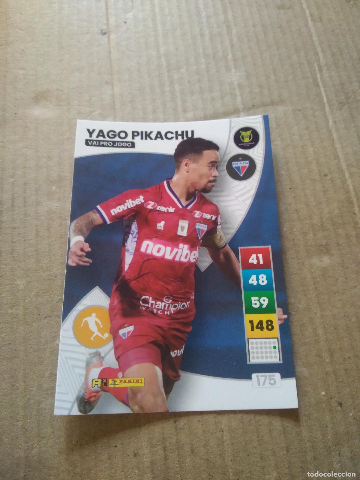 Cromos de f&uacute;tbol: 175 YAGO PIKACHU FORTALEZA CROMO FUTBOL PANINI ADRENALYN LIGA BRASIL 2023 BRASILEIRAO