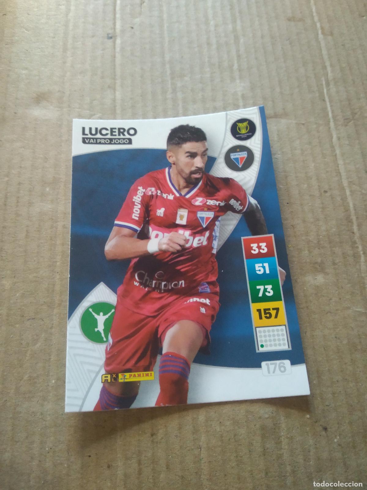 Cromos de f&uacute;tbol: 176 LUCERO FORTALEZA CROMO FUTBOL PANINI ADRENALYN LIGA BRASIL 2023 BRASILEIRAO