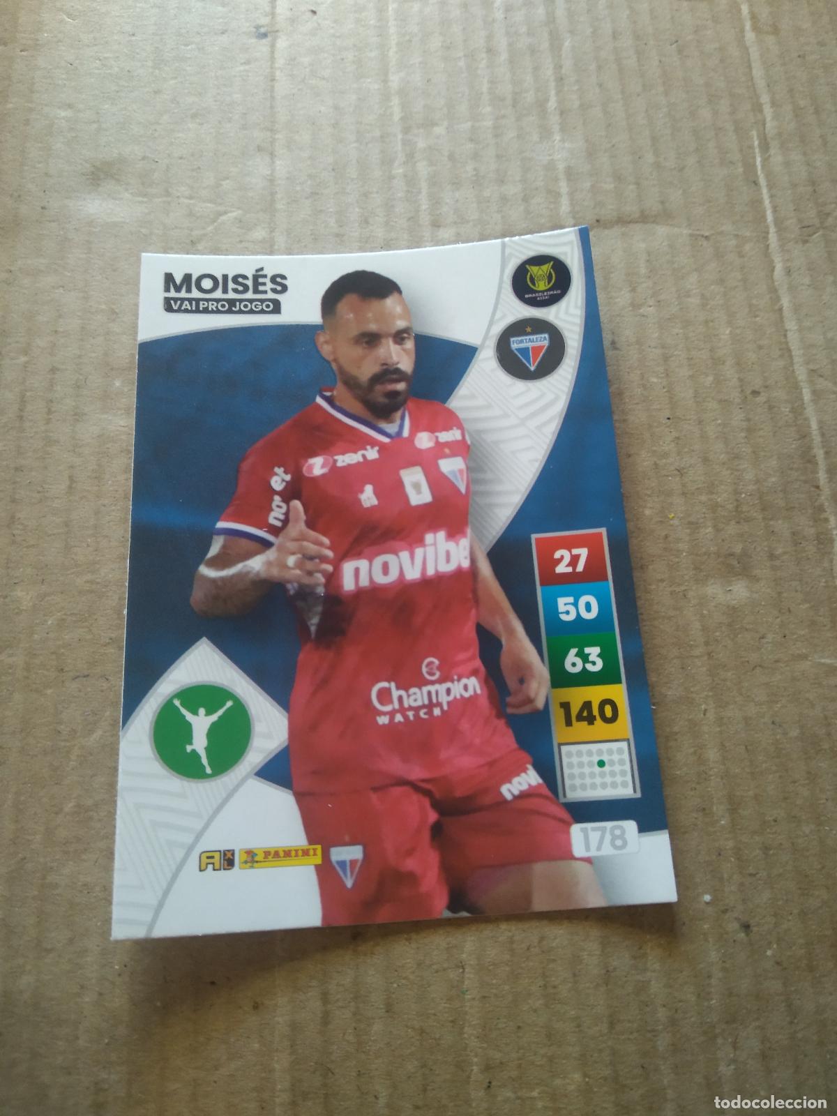 Cromos de f&uacute;tbol: 178 MOISES FORTALEZA CROMO FUTBOL PANINI ADRENALYN LIGA BRASIL 2023 BRASILEIRAO