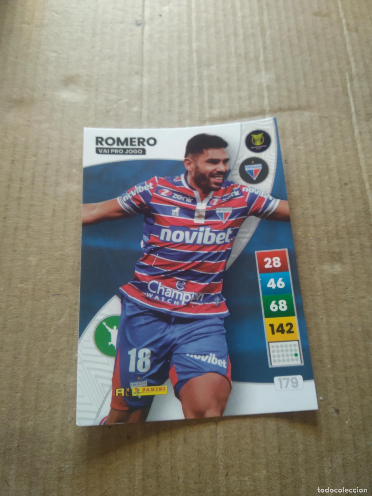 Cromos de f&uacute;tbol: 179 ROMERO FORTALEZA CROMO FUTBOL PANINI ADRENALYN LIGA BRASIL 2023 BRASILEIRAO
