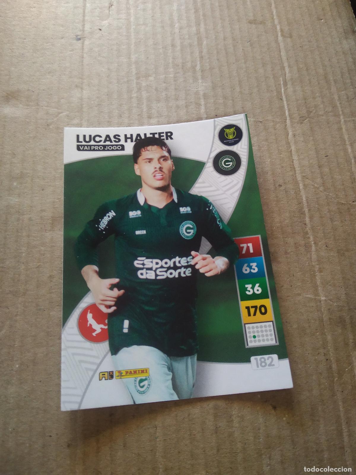 Cromos de f&uacute;tbol: 182 LUCAS HALTER GOIAS CROMO FUTBOL PANINI ADRENALYN LIGA BRASIL 2023 BRASILEIRAO