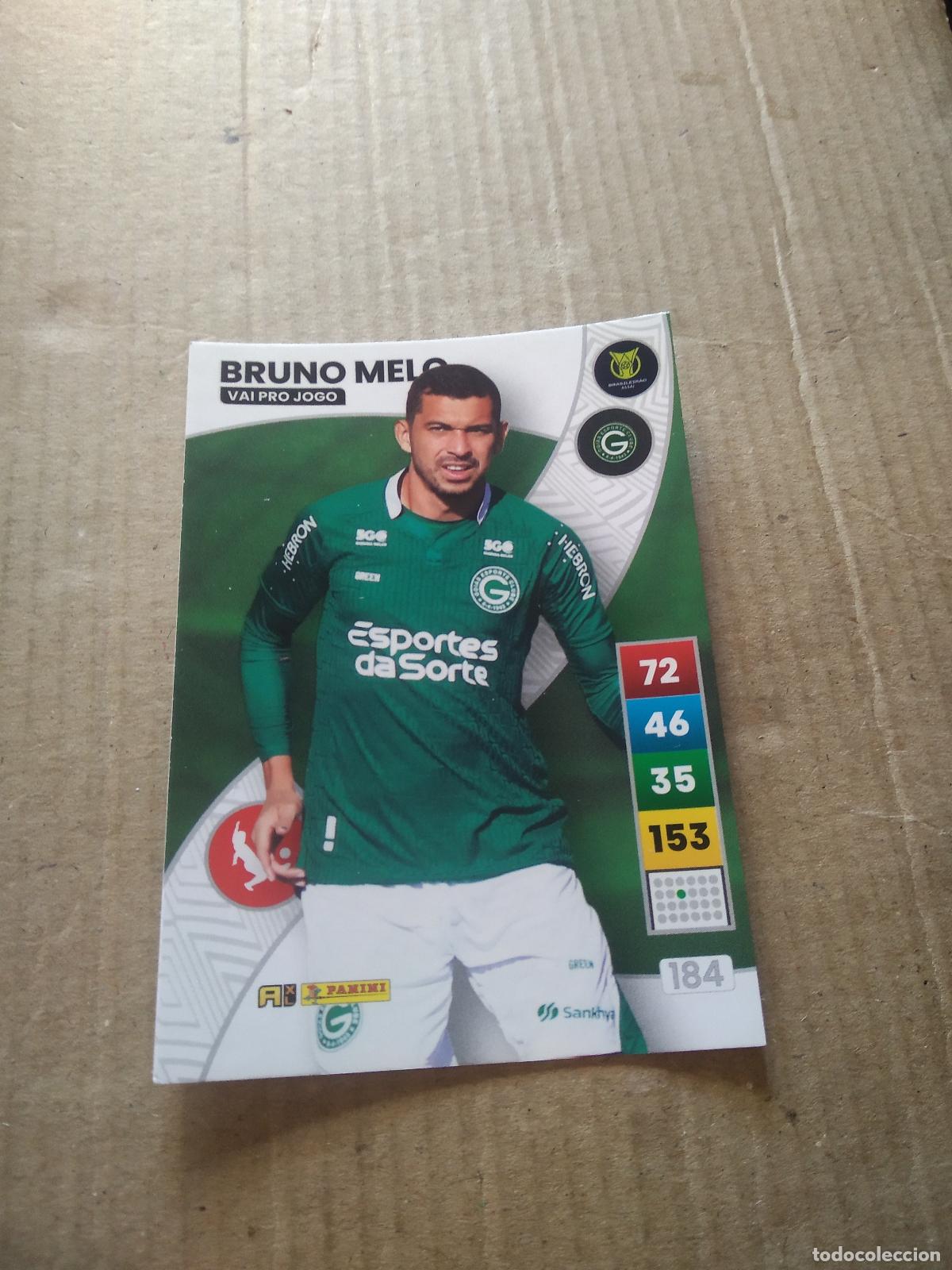 Cromos de f&uacute;tbol: 184 BRUNO MELO GOIAS CROMO FUTBOL PANINI ADRENALYN LIGA BRASIL 2023 BRASILEIRAO