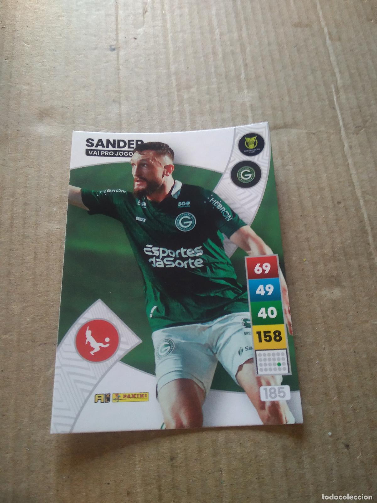 Cromos de f&uacute;tbol: 185 SANDER GOIAS CROMO FUTBOL PANINI ADRENALYN LIGA BRASIL 2023 BRASILEIRAO