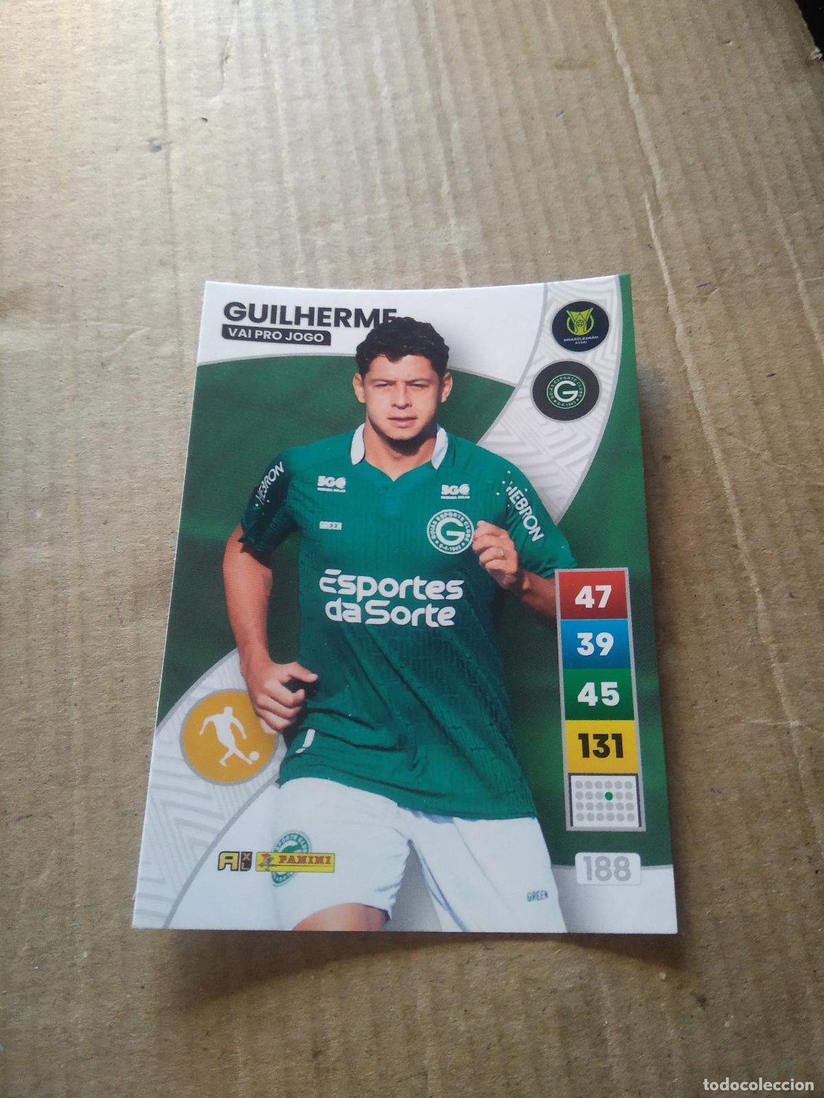 Cromos de f&uacute;tbol: 188 GUILHERME GOIAS CROMO FUTBOL PANINI ADRENALYN LIGA BRASIL 2023 BRASILEIRAO