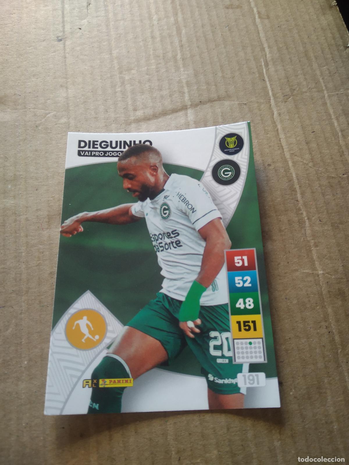 Cromos de f&uacute;tbol: 191 DIEGUINHO GOIAS CROMO FUTBOL PANINI ADRENALYN LIGA BRASIL 2023 BRASILEIRAO