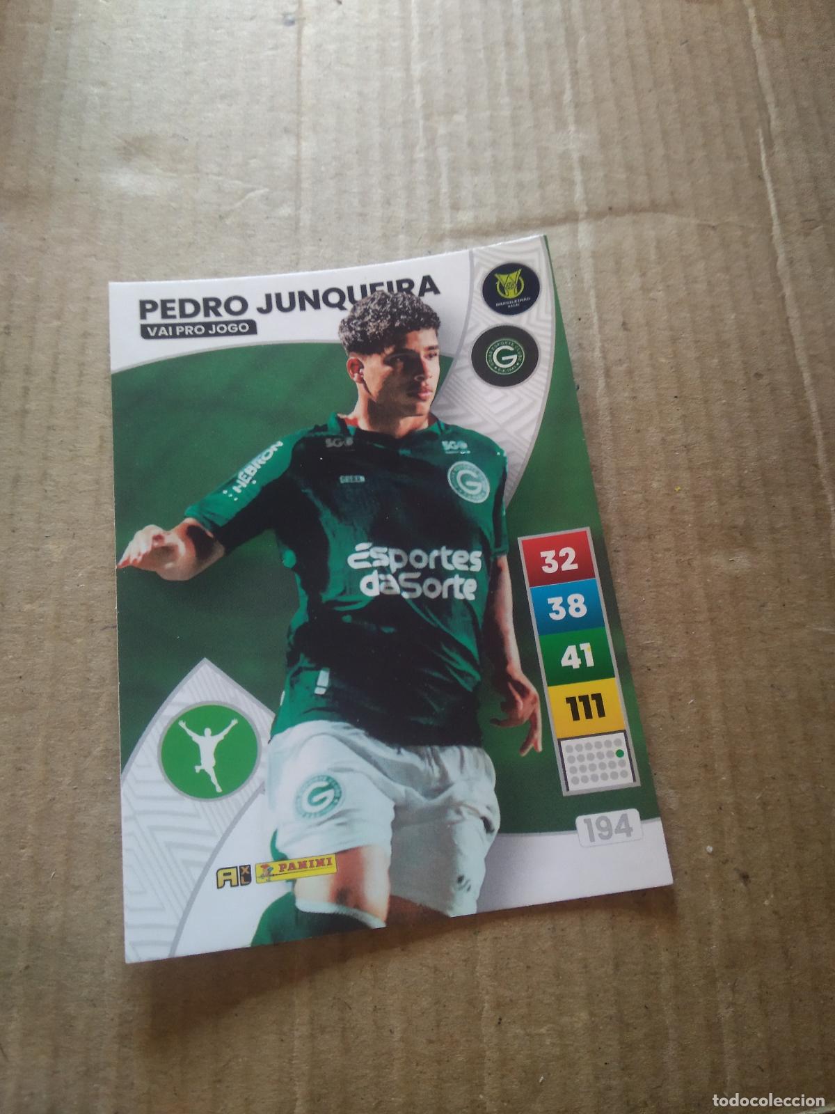 Cromos de f&uacute;tbol: 194 PEDRO JUNQUEIRA GOIAS CROMO FUTBOL PANINI ADRENALYN LIGA BRASIL 2023 BRASILEIRAO