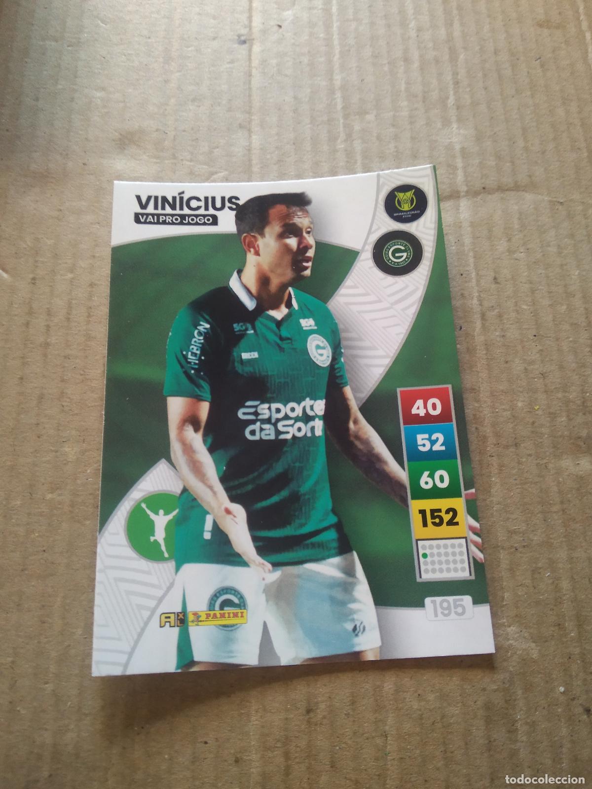 Cromos de f&uacute;tbol: 195 VINICIUS GOIAS CROMO FUTBOL PANINI ADRENALYN LIGA BRASIL 2023 BRASILEIRAO