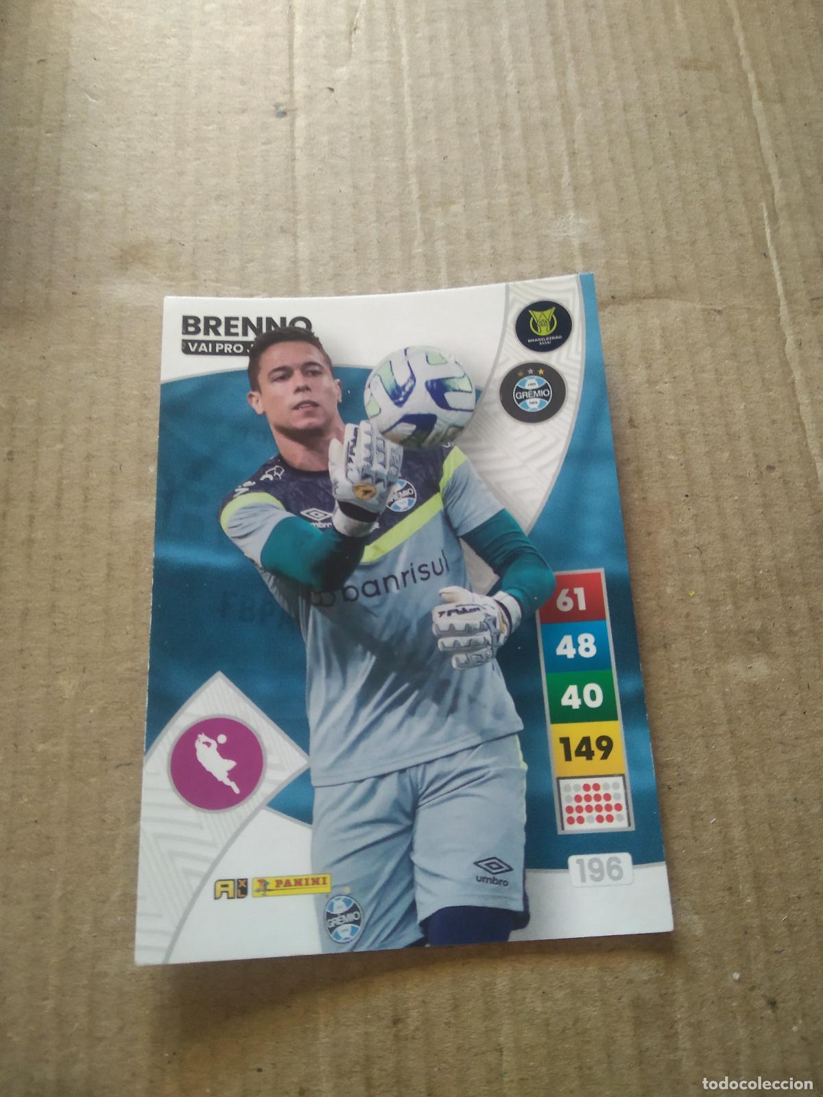 Cromos de f&uacute;tbol: 196 BRENNO GREMIO CROMO FUTBOL PANINI ADRENALYN LIGA BRASIL 2023 BRASILEIRAO