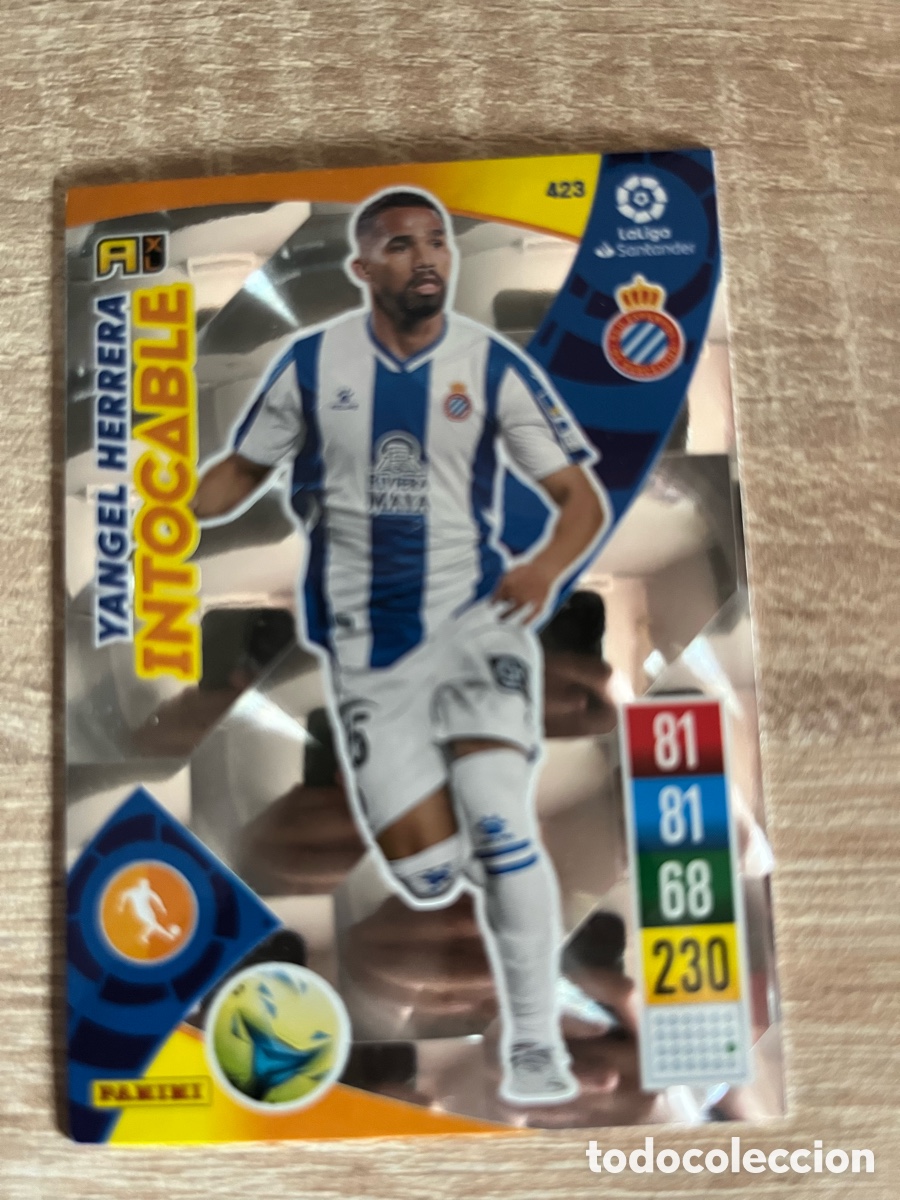 Cromos de f&uacute;tbol: 423 YANGEL HERRERA INTOCABLE ADRENALYN 2021 2022 21 22 ESPA&Ntilde;OL ESPANYOL