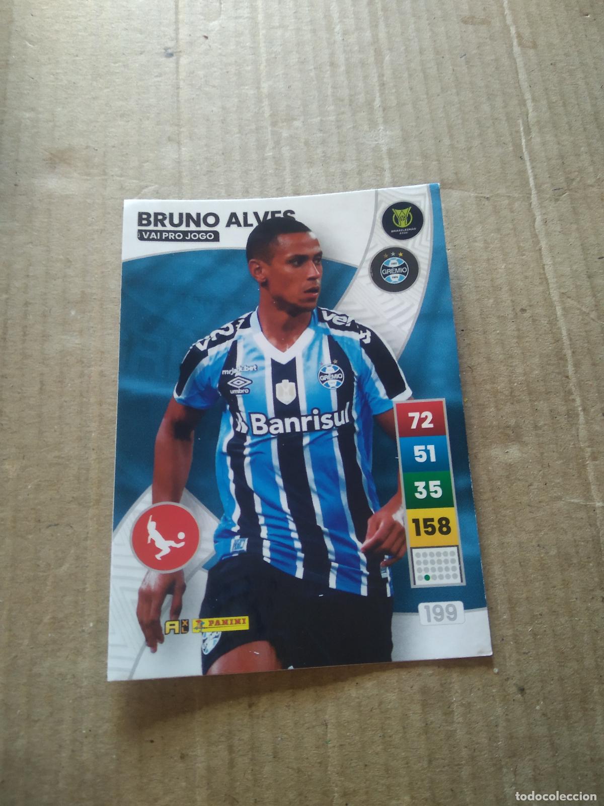 Cromos de f&uacute;tbol: 199 BRUNO ALVES GREMIO CROMO FUTBOL PANINI ADRENALYN LIGA BRASIL 2023 BRASILEIRAO