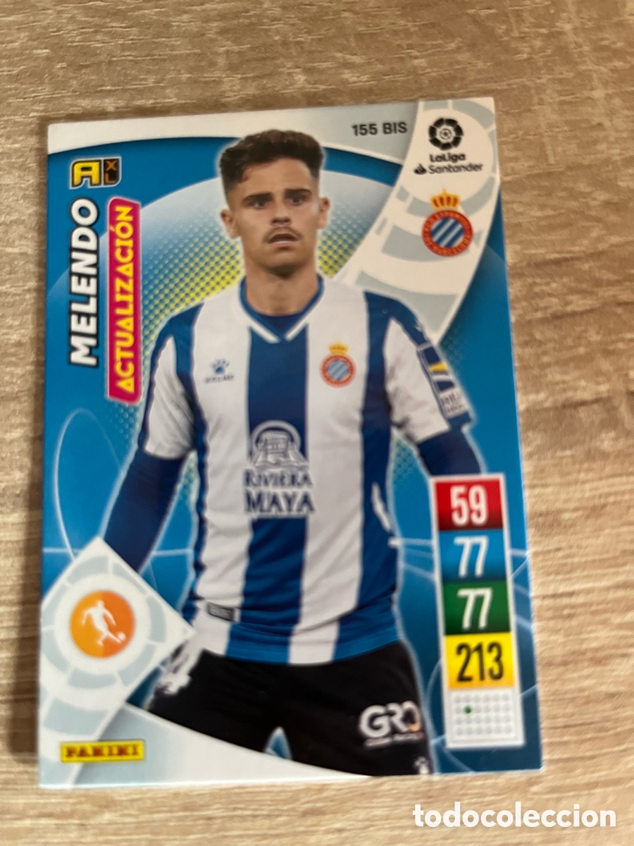 Cromos de f&uacute;tbol: 155 BIS MELENDO ACTUALIZACI&Oacute;N ADRENALYN 2021 2022 21 22 ESPA&Ntilde;OL ESPANYOL
