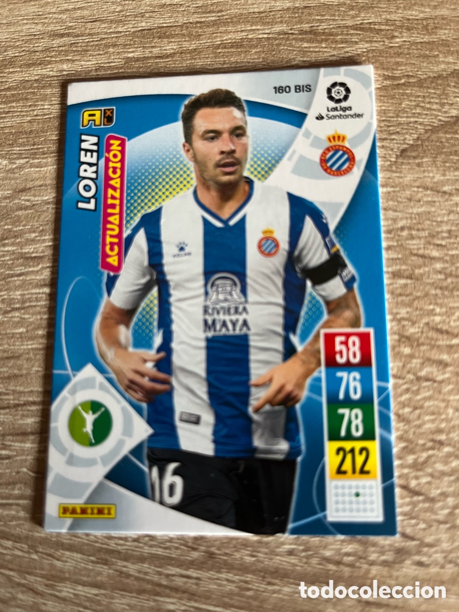 Cromos de f&uacute;tbol: 160 BIS LOREN ACTUALIZACI&Oacute;N