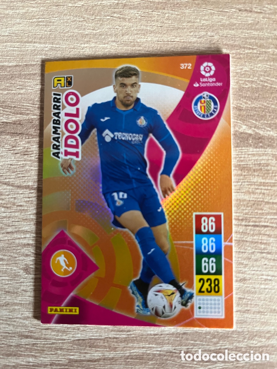 Cromos de f&uacute;tbol: 372 ARAMBARRI &Iacute;DOLO ADRENALYN 2021 2022 21 22 GETAFE