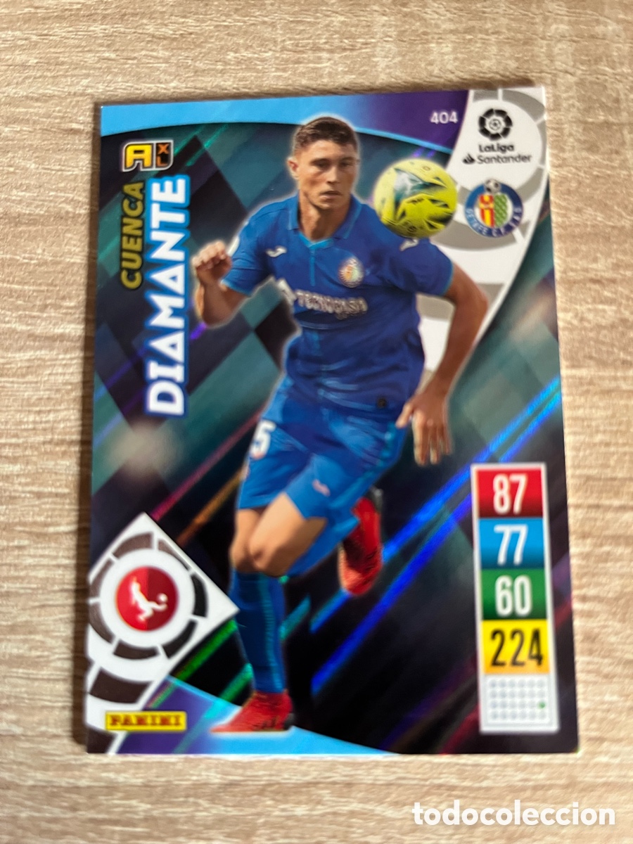 Cromos de f&uacute;tbol: 404 CUENCA DIAMANTE ADRENALYN 2021 2022 21 22 GETAFE