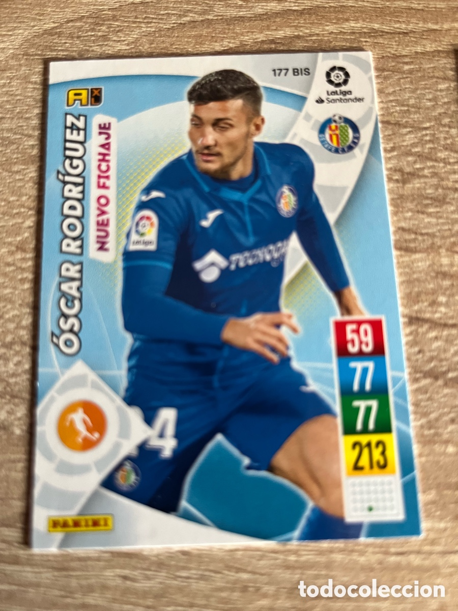 Cromos de f&uacute;tbol: 177 BIS OSCAR RODRIGUEZ NUEVO FICHAJE ADRENALYN 2021 2022 21 22 GETAFE