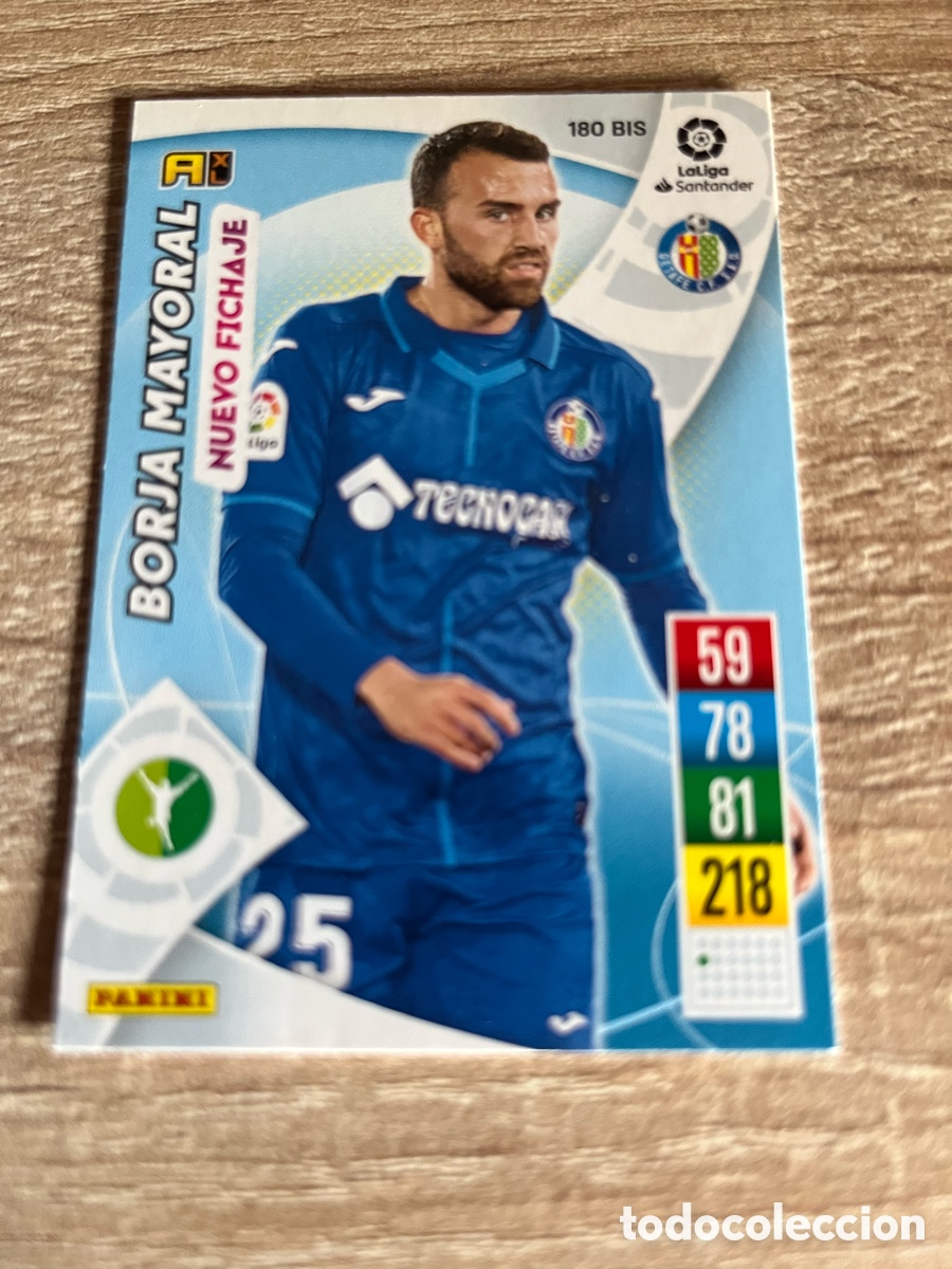 Cromos de f&uacute;tbol: 180 BIS BORJA MAYORAL NUEVO FICHAJE ADRENALYN 2021 2022 21 22 GETAFE