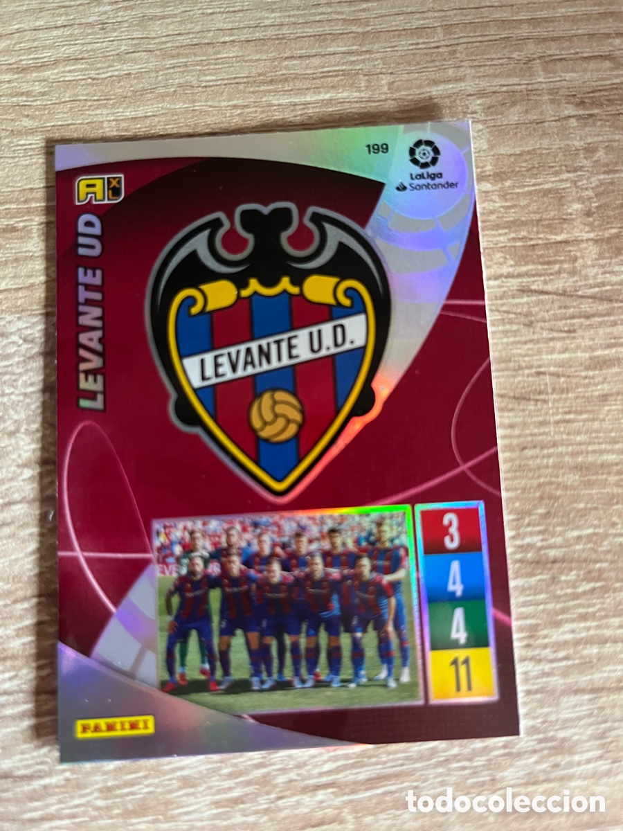 Figurine di Calcio: 199 ESCUDO LOGO LEVANTE ADRENALYN 2021 2022 21 22 LEVANTE