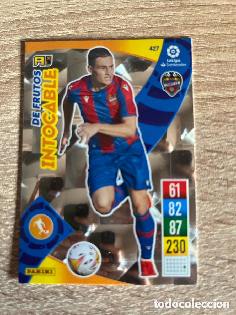Figurine di Calcio: 427 DE FRUTOS INTOCABLE ADRENALYN 2021 2022 21 22 LEVANTE