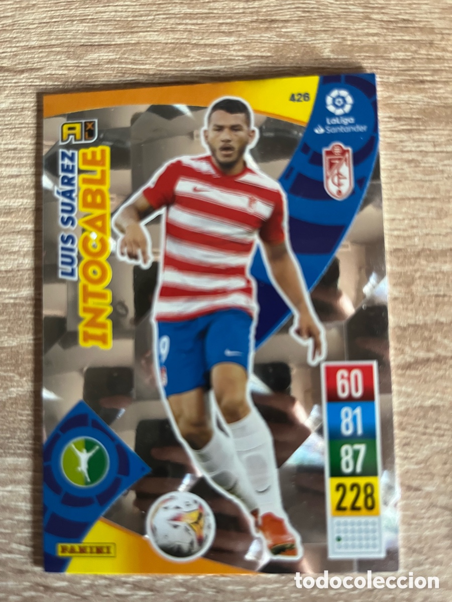 Cromos de Futebol: 426 LUIS SU&Aacute;REZ INTOCABLE ADRENALYN 2021 2022 21 22 GRANADA CF