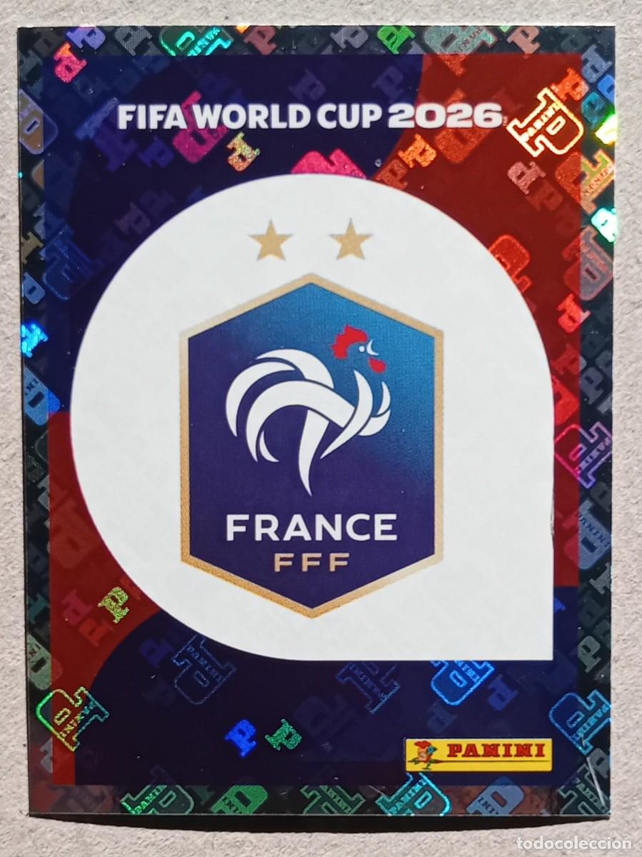 Cromos de Futebol: Figurina Panini 2026 Cromo World Cup Usa Mundial 2026 scudetto escudo badge France n FRA 1