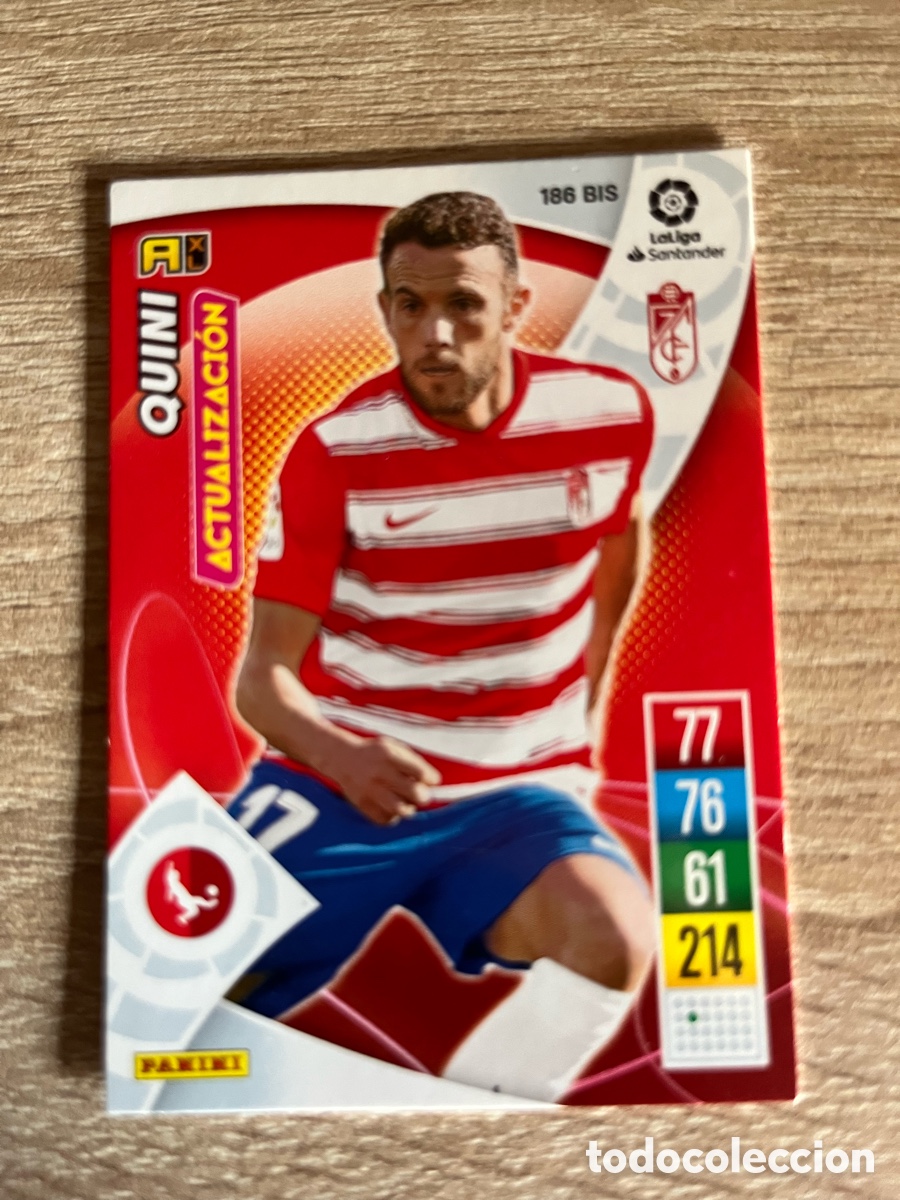 Cromos de Futebol: 186 BIS QUINI ACTUALIZACI&Oacute;N ADRENALYN 2021 2022 21 22 GRANADA CF