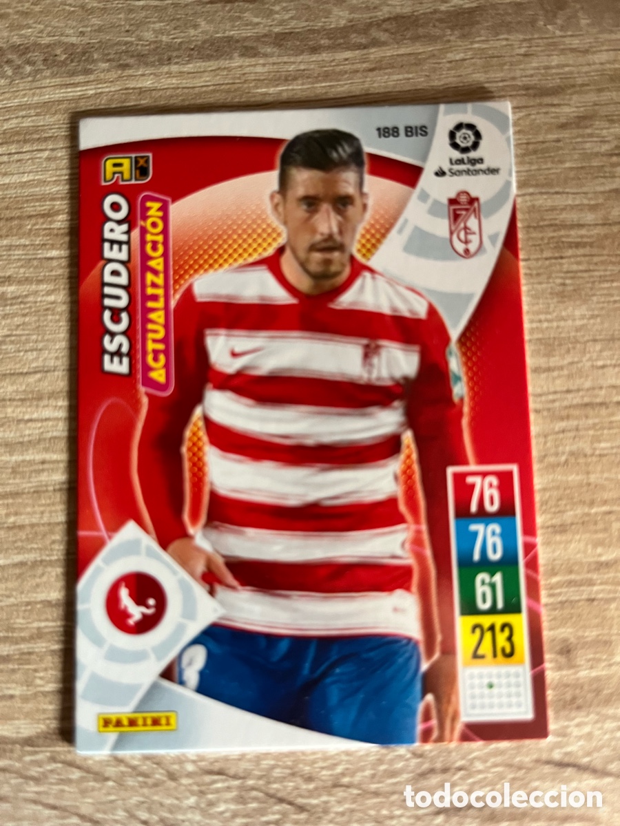 Cromos de Futebol: 188 BIS ESCUDERO ACTUALIZACI&Oacute;N ADRENALYN 2021 2022 21 22 GRANADA CF