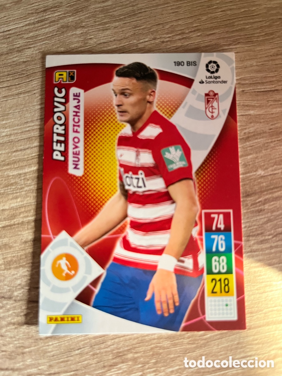 Cromos de Futebol: 190 BIS PETROVIC NUEVO FICHAJE ADRENALYN 2021 2022 21 22 GRANADA CF