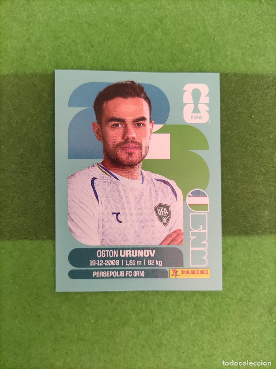 Cromos de Futebol: Urunov Uzbekist&aacute;n UZB 17 Sticker Mundial 2026 FIFA World Cup / Sin pegar