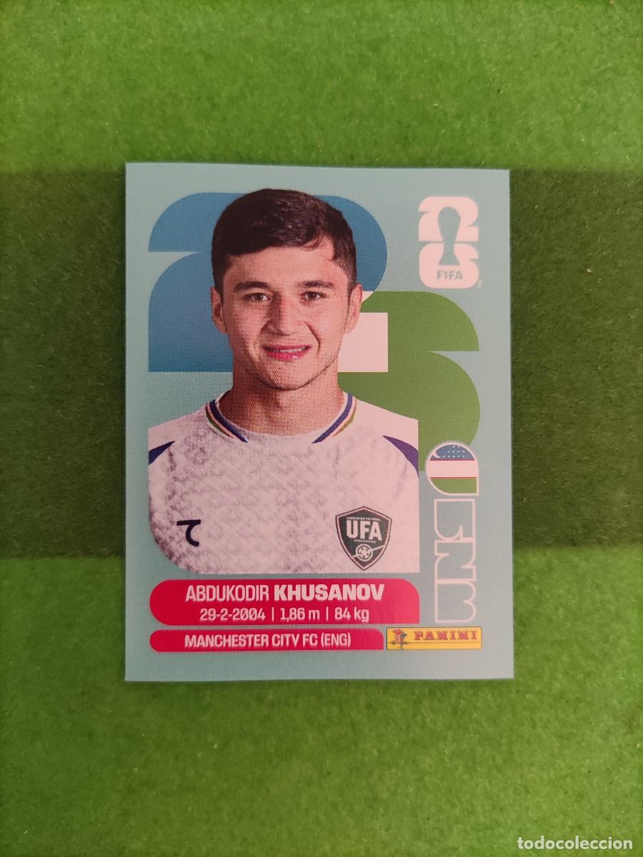 Cromos de Futebol: Khusanov Uzbekist&aacute;n UZB 9 Sticker Mundial 2026 FIFA World Cup / Sin pegar